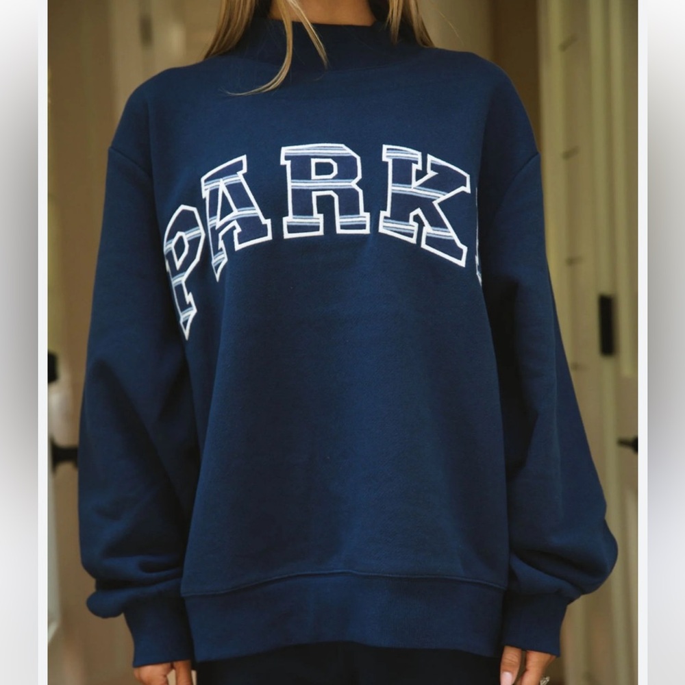 Parke Maggie & Emma Denim Mockneck